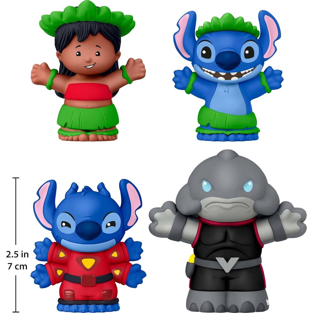 Fisher Price Little People Disney Lilo & Stitch Special Edition Set 4 Fig NWT - Picture 3 of 6